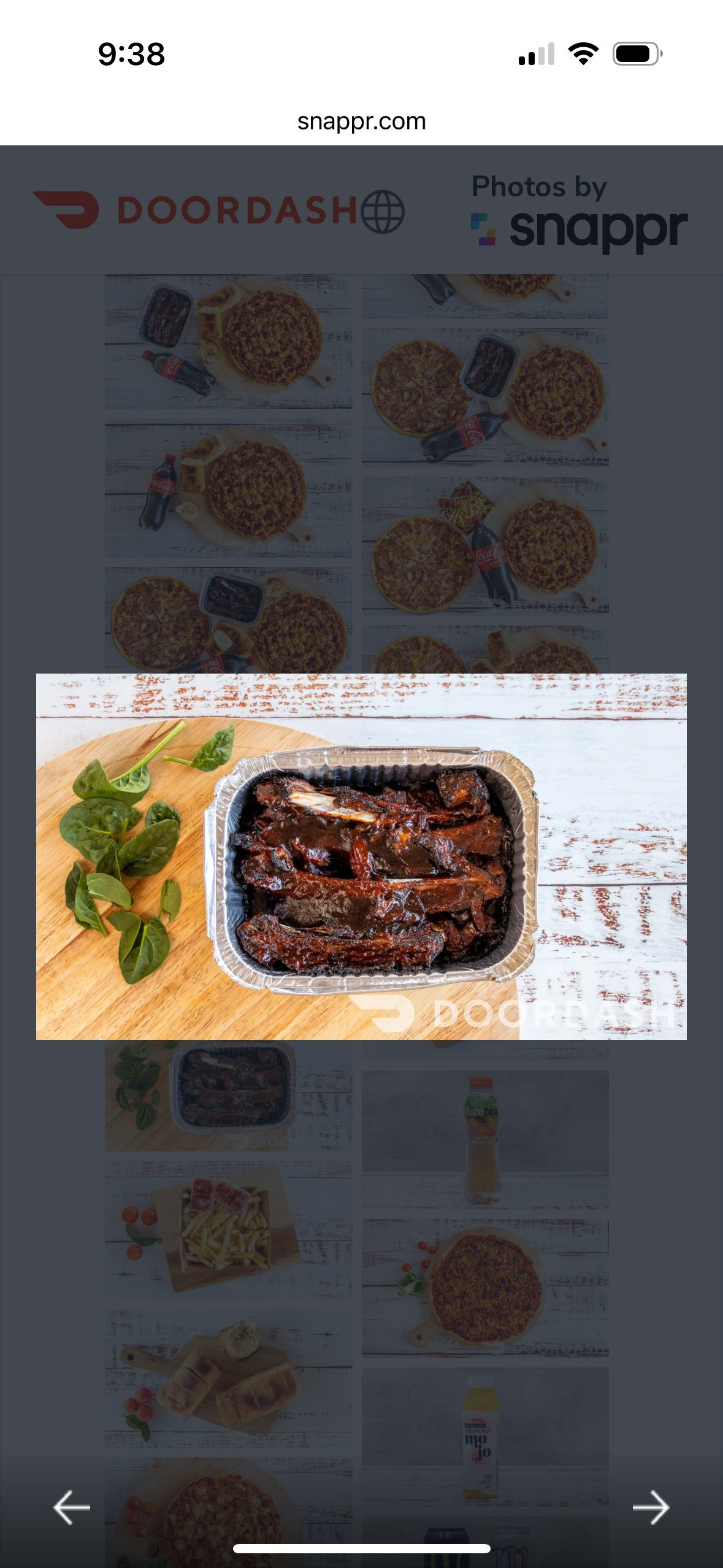 American smoked BBQ RIBS 