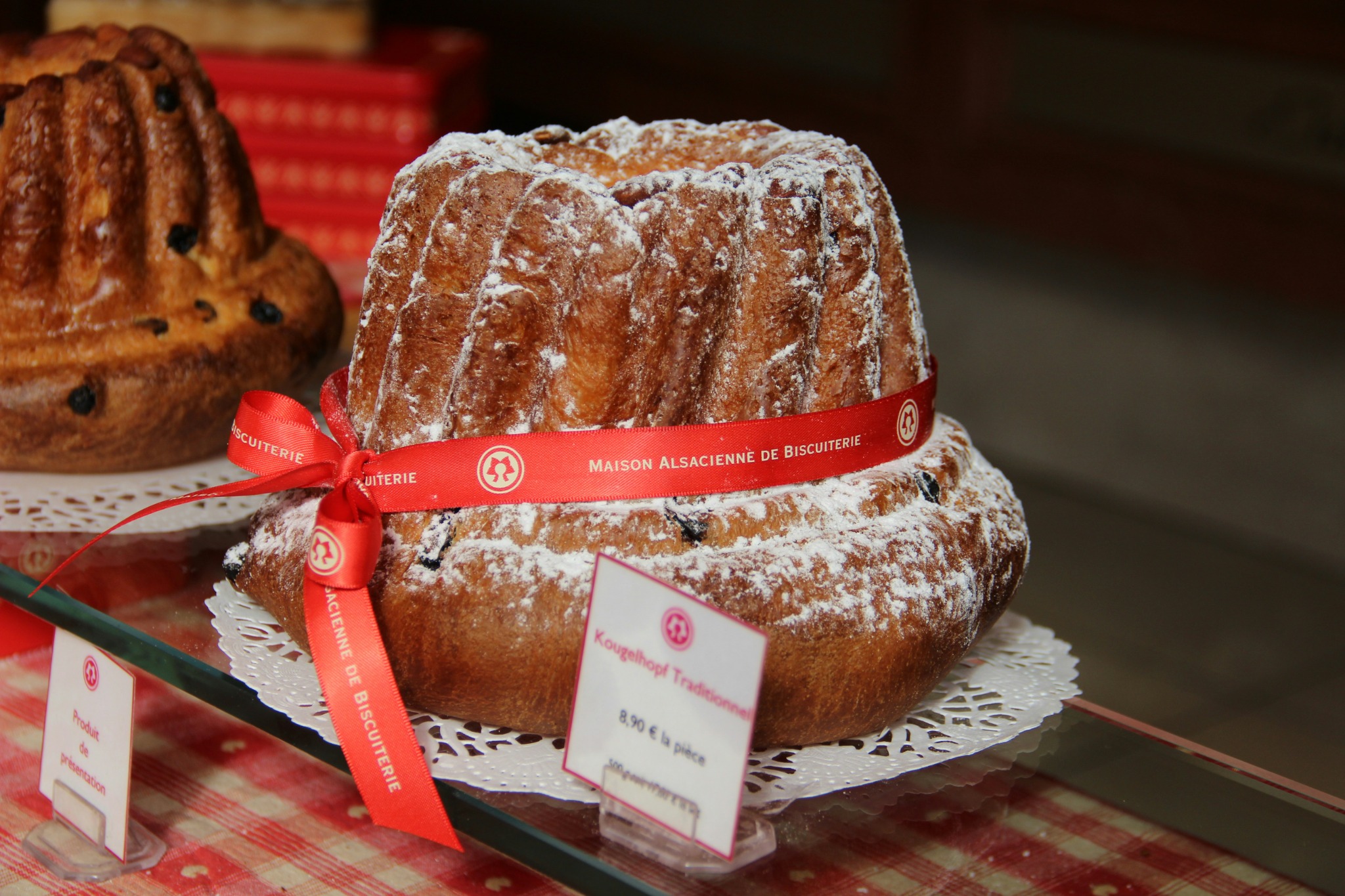 Traditional Alsatian kougelhopf pastry