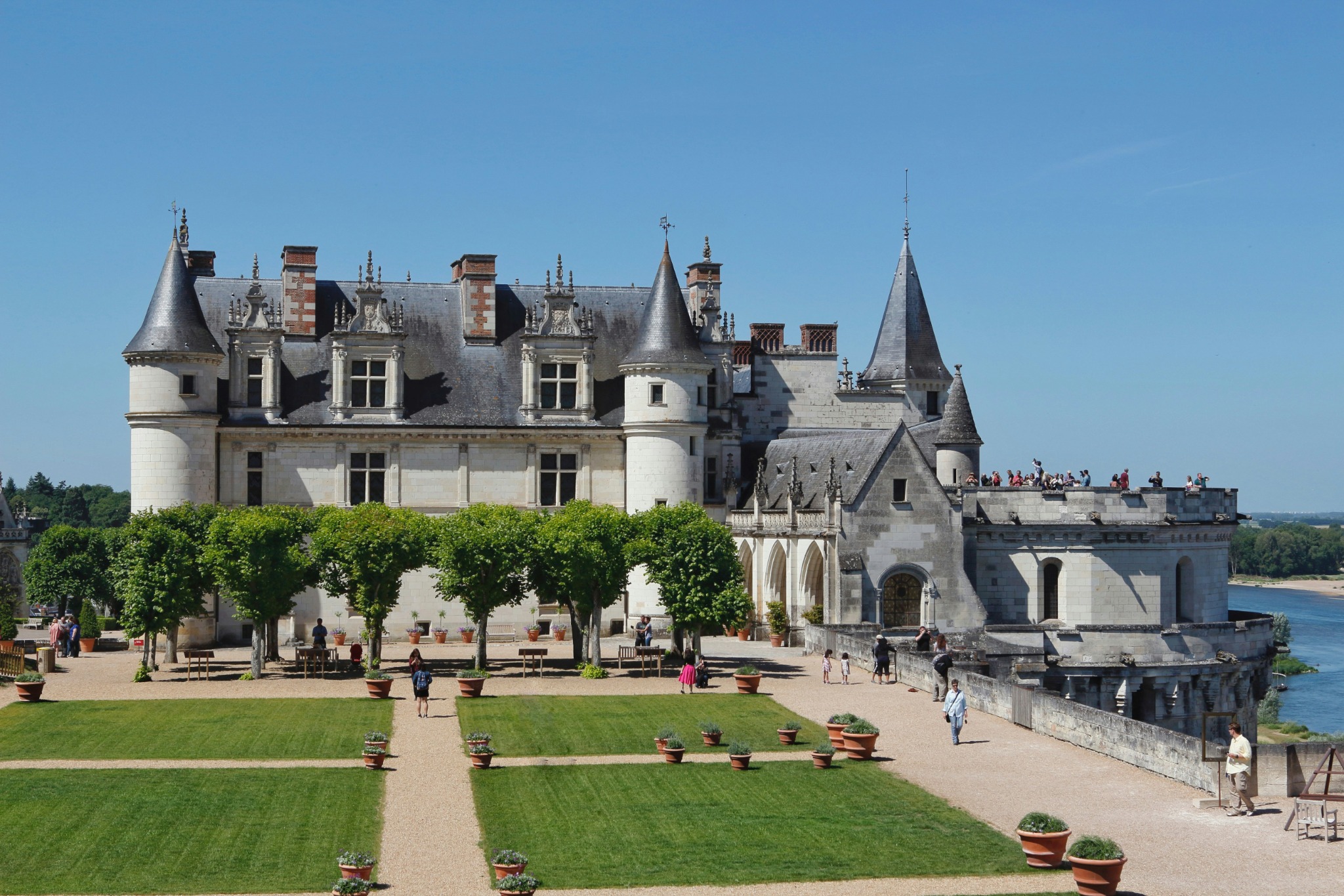 Château Royal d’Amboise overlooking the Loire