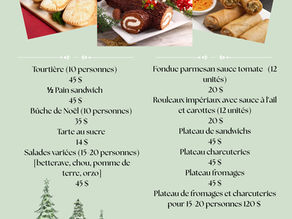 Offrez-vous la magie des Fêtes… sans le stress de la cuisine!