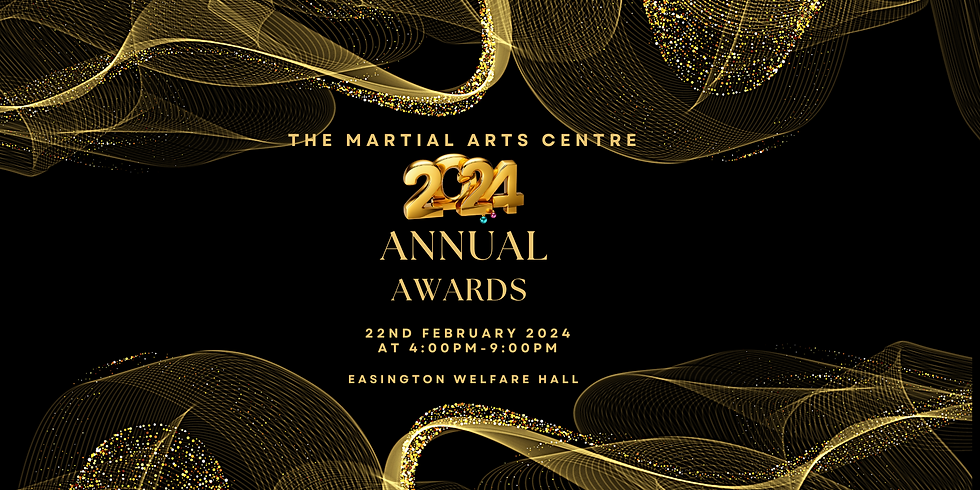 The Martial Arts centre Annual Awards for 2024