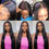 Miniature : Queenlike 30inch Straight Human Hair Bundles With Closure Brazilian Raw Hair Wea