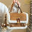 Миниатюра: Women's Fashion Lamb Wool Retro Shoulder Bags Autumn Winter New Handbag Cute Pat