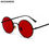 Miniature : Kachawoo women sunglasses with red lenses round metal frame vintage retro glasse