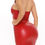 Миниатюра: Sexy V Neck Patent Leather Bodycon Dress Women Spaghetti Strap Imitation Leather
