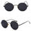 Miniature : Kachawoo women sunglasses with red lenses round metal frame vintage retro glasse