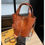 Миниатюра: Ladies Retro Tote Bucket Tote 2025 New Fashion Crossbody Bucket Bag