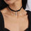 Миниатюра: Fashion Sexy Black Velvet Chokers Necklaces Punk Style Statement Crystal