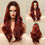 Миниатюра: Pink Wigs For Women Long Wavy Wig Middle Part Cosplay Wig Synthetic Heat 