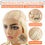 Miniature : 250% Glueless Ash Blonde Colored Ombre Human Hair Wigs For Women 13x4 Transparen