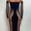 Miniature : CM.YAYA Summer Full Sleeve Long Dress Mesh Hollow Out 2024 Strapless Evening