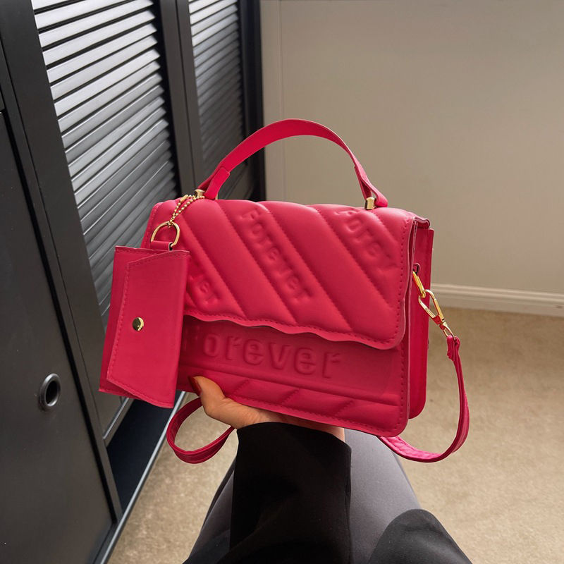 New Fashion Shoulder Bag Quilted PU Leather Ladies Square Handbags Brand Designe