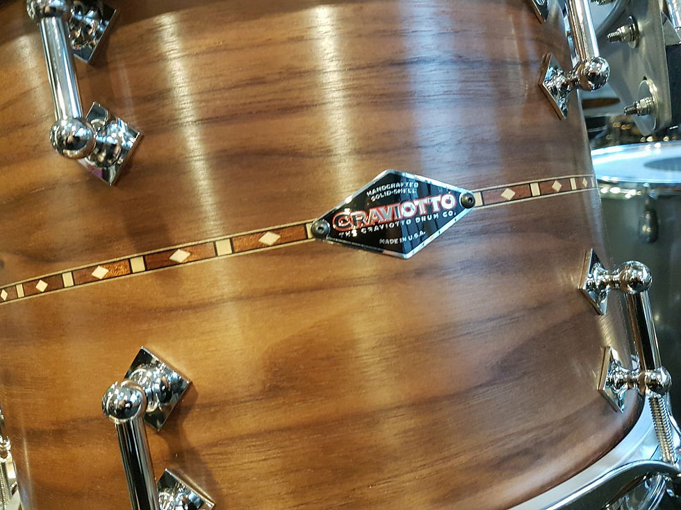 Thumbnail: Craviotto Walnut Shellset w/ walnut inlay