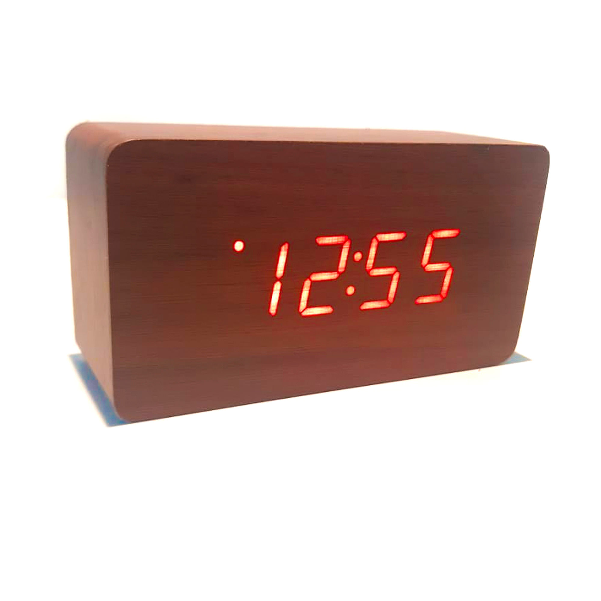 RELOJ DIGITAL MADERA