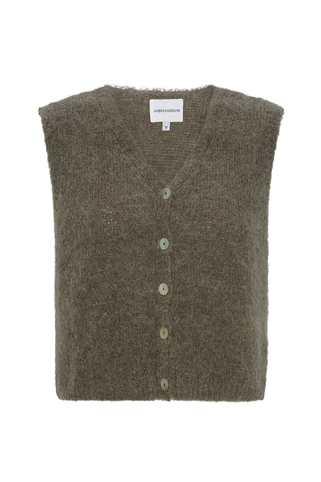 American Dreams Telma Vest - Dark Taupe