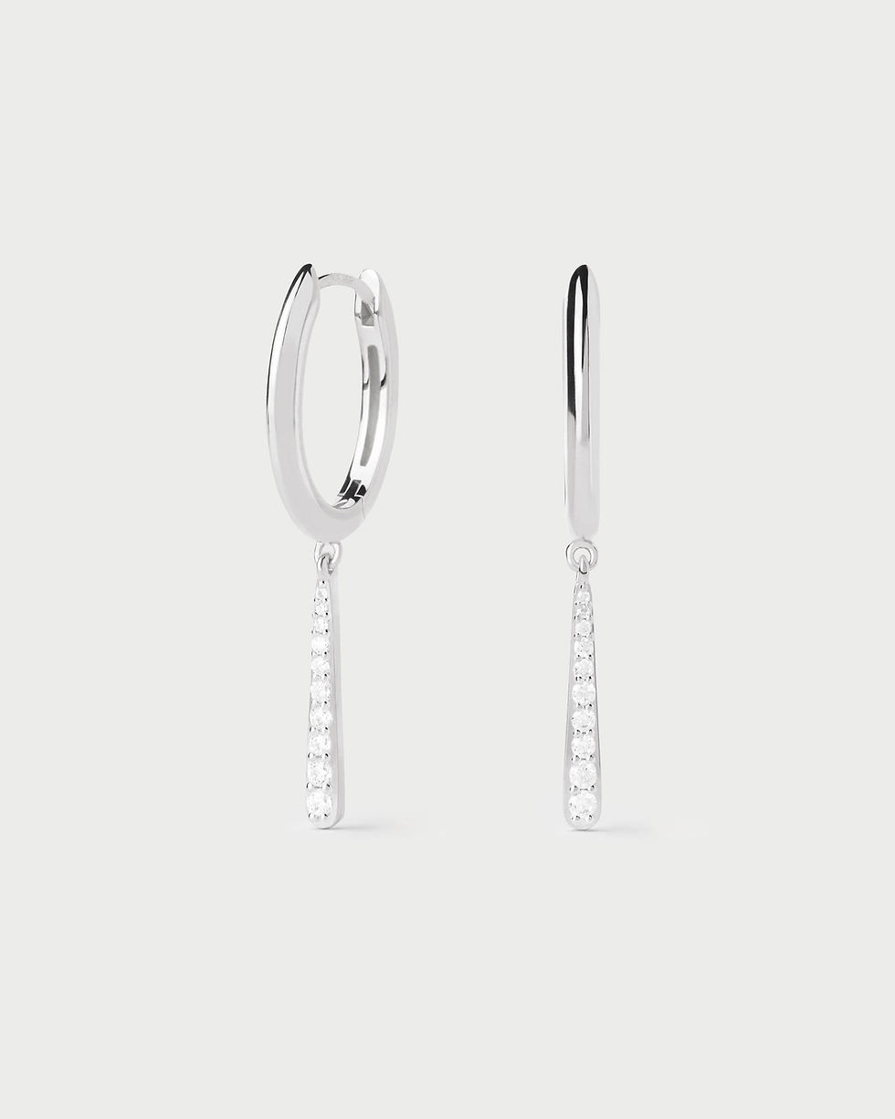 PDPAOLA Olga Mini Silver Hoops