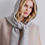 Thumbnail: Arctic Fox Grey Hooded Scarf 