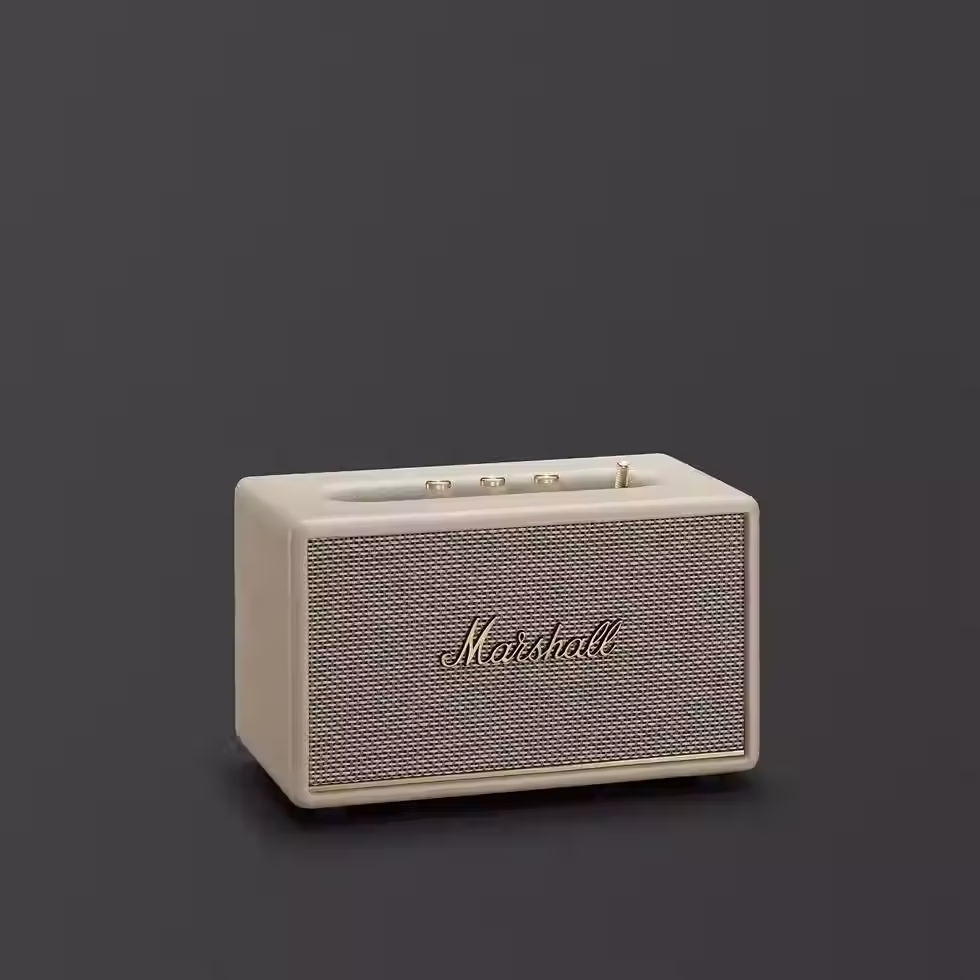 Marshall Action III Cream Bluetooth Speaker