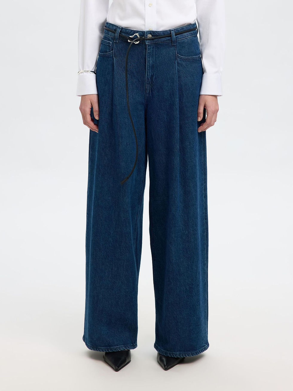 Selected Femme High Waist Wide Leg Jeans