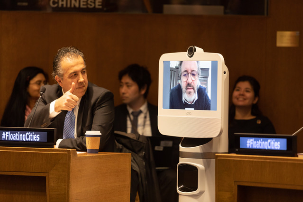 Olafur Eliason at UN-Habitat Roundatble on Floating Cities