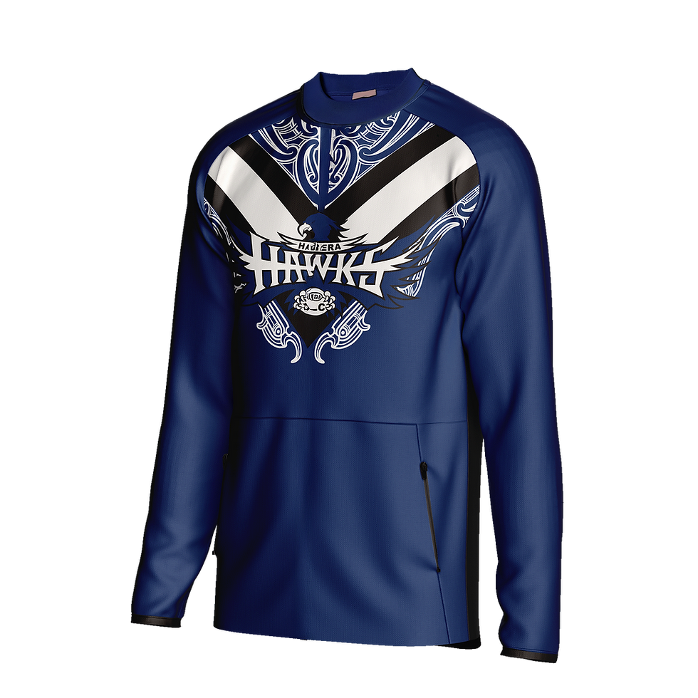 Hawera Hawks Pullover Training Jacket