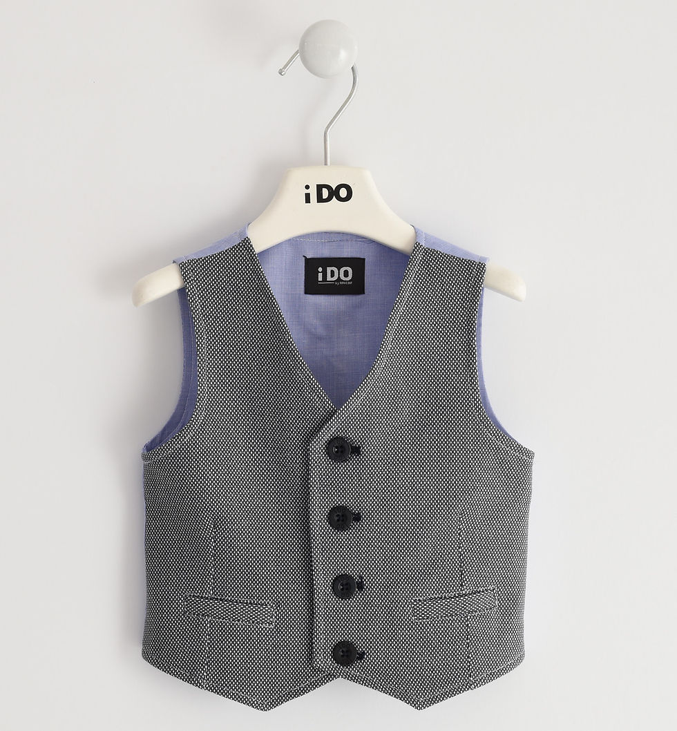 Miniatura: Elegante e comodissimo gilet in felpina stretch
