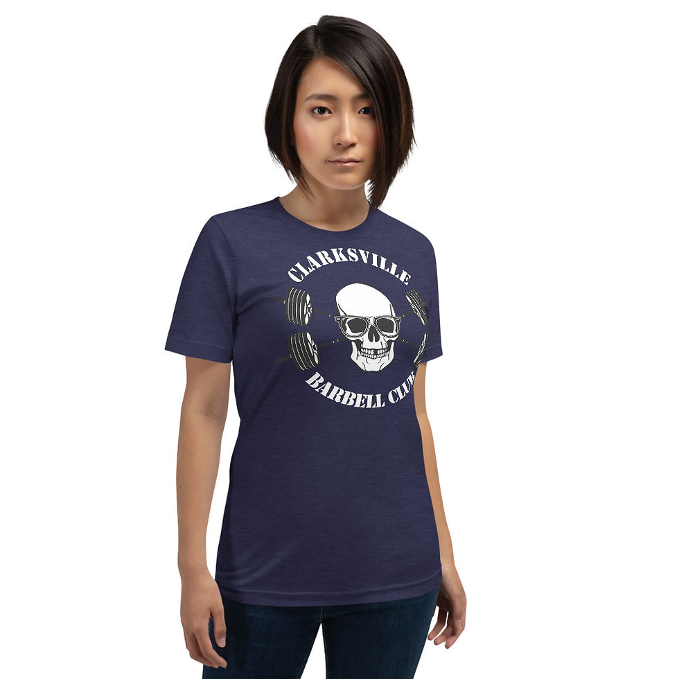 Thumbnail: Clarksville Barbell Club Dark Unisex t-shirt