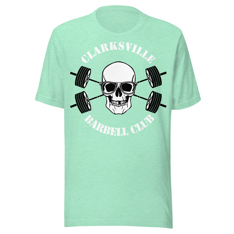 Thumbnail: Clarksville Barbell Club Unisex t-shirt