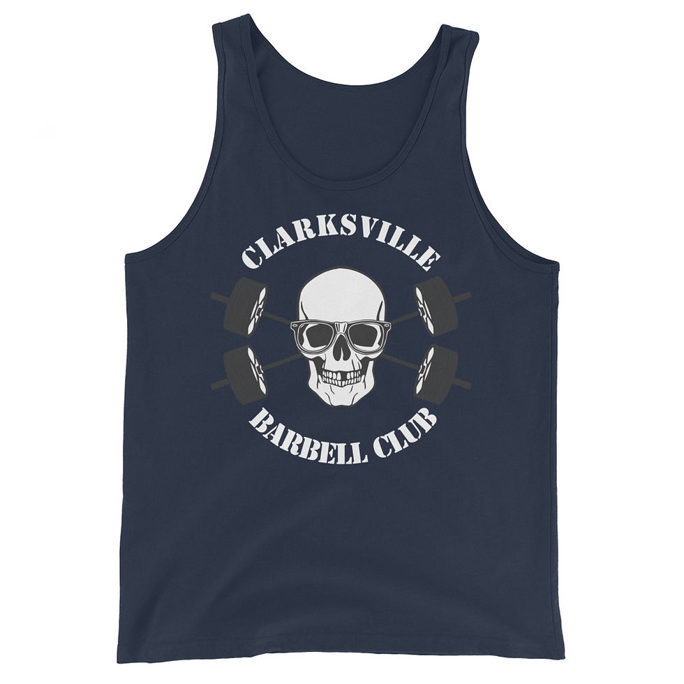 Thumbnail: Clarksville Barbell Club Unisex Tank Top