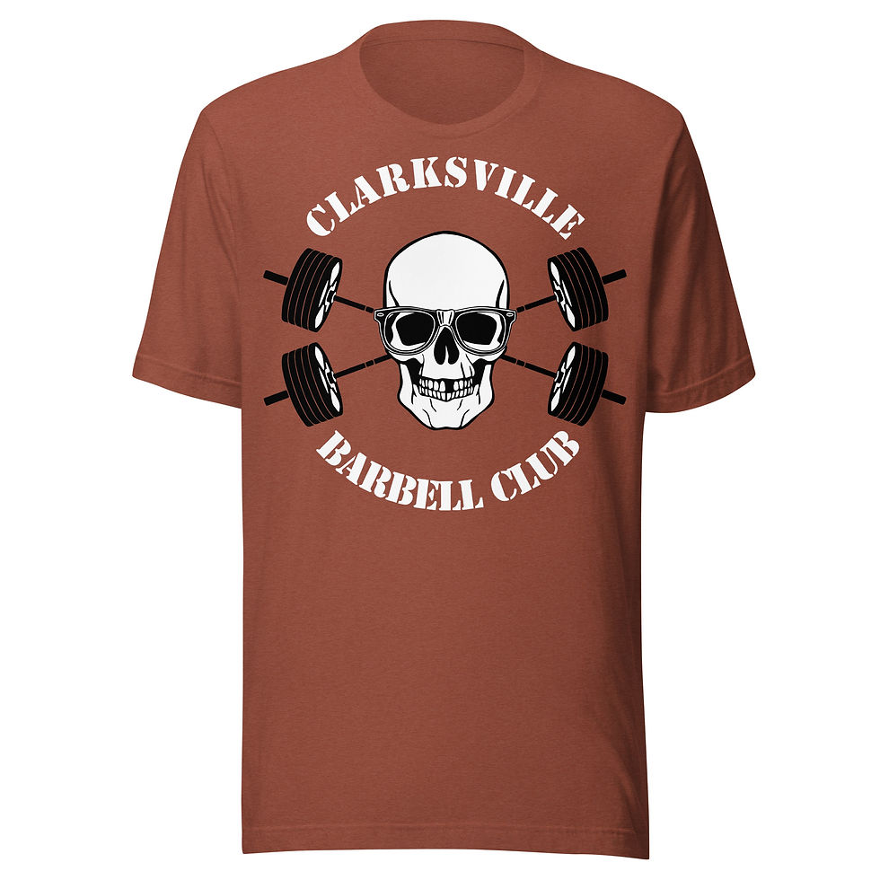 Thumbnail: Clarksville Barbell Club Unisex t-shirt