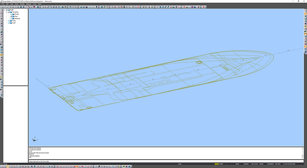Plan view.