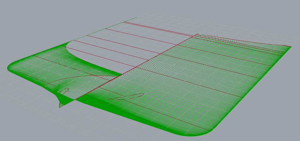 Body lines DXF drawing.