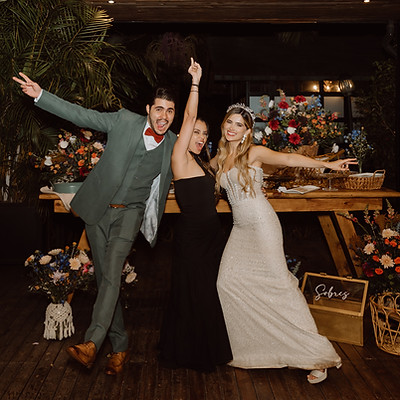 Fotografía Sandra López y pareja