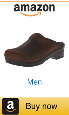Dansko men's mules for heel bursitis