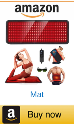 Red light therapy mat