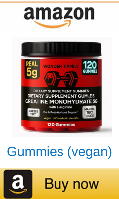 Vegan creatine gummies for runners