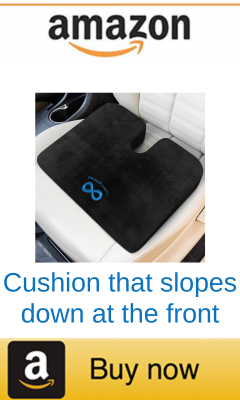 Memory foam car seat cushion