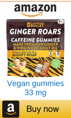 Ginger caffeine gummies for runners