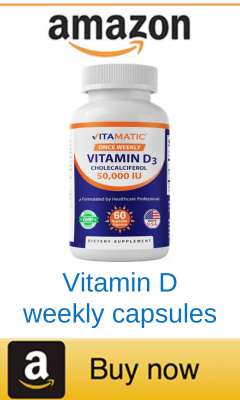 Vitamin D weekly capsules