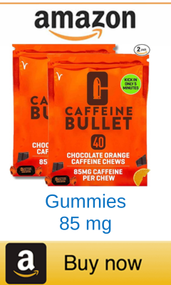 Chocolate orange caffeine gummies for runners