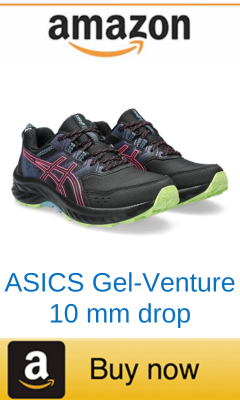 ASICS Gel-Venture women's running shoe with heel-to-toe drop