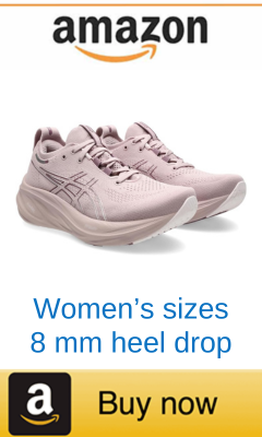 Women's size trainers for Severs disease - supination