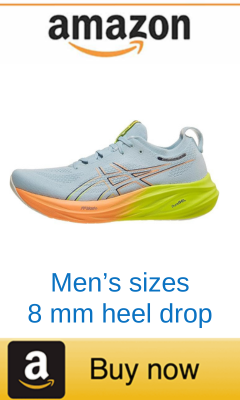 Men's size trainers for Sever's disease - supination