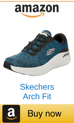 Skechers men's arch support sneakers