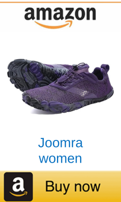 Joomra zero-drop trail running shoes with arch support for plantar fasciitis