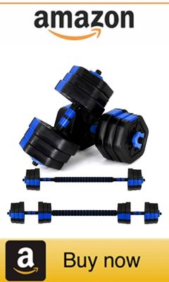 Dumbbell set with connector
