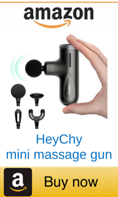 HeyChy mini massage gun for Achilles tendonitis