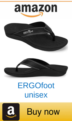 ERGOfoot arch support flip-flops