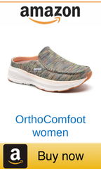 OrthoComfoot women's slippers with arch support for plantar fasciitis