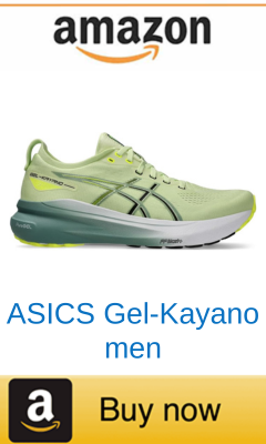 ASICS Gel-Kayano men's running shoe with arch support